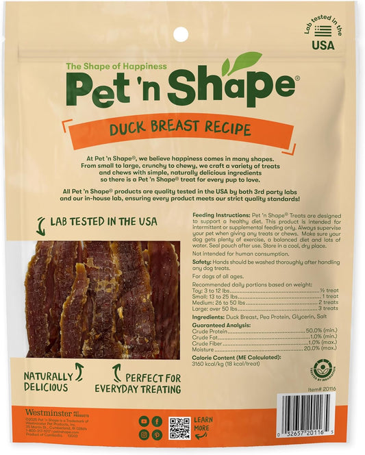 Irresistible Duck Breast Jerky Dog Treats - 16 Ounce of Pure Delight for Your Furry Friend