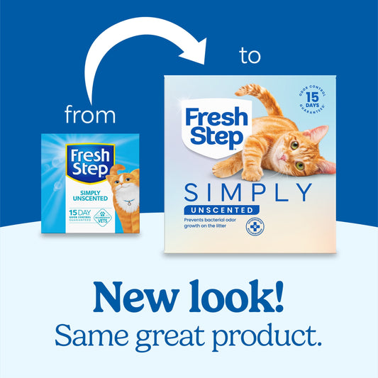 Experience Ultimate Freshness with Simply Unscented Clumping Cat Litter - 14 lbs of Odor Control and Comfort