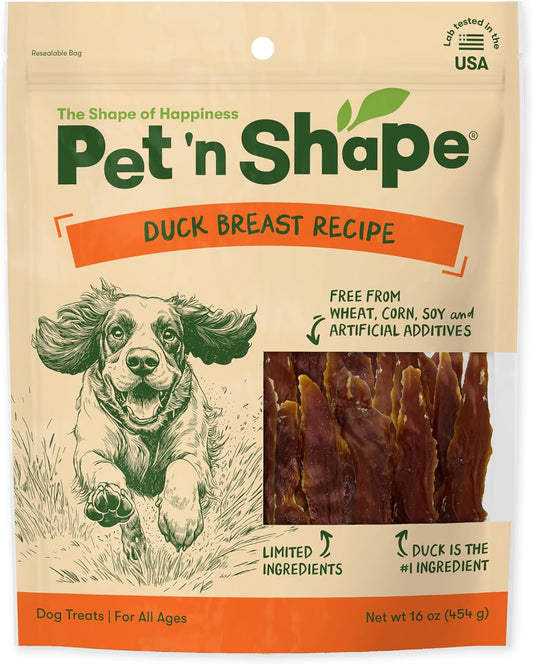 Irresistible Duck Breast Jerky Dog Treats - 16 Ounce of Pure Delight for Your Furry Friend