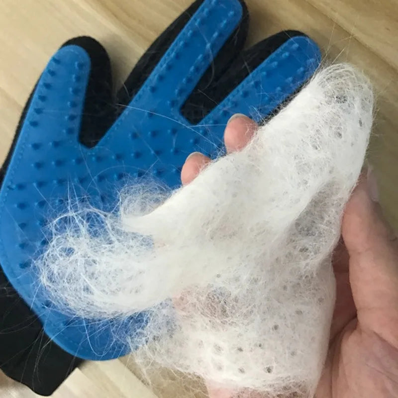 Revolutionary Pet Grooming Glove: Effortless Cat & Dog Hair Removal and Pampering Massage Brush