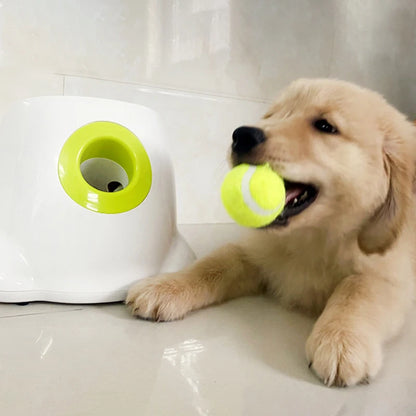 Automatic Ball Launcher for Dogs - Interactive Tennis Ball Toy for Endless Fun!