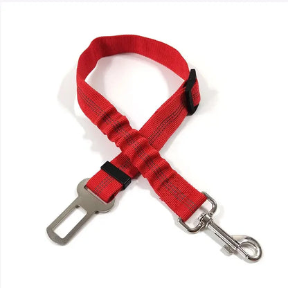 Keep Your Dog Safe on the Road: Adjustable Reflective Dog Seat Belt with Durable Nylon Harness