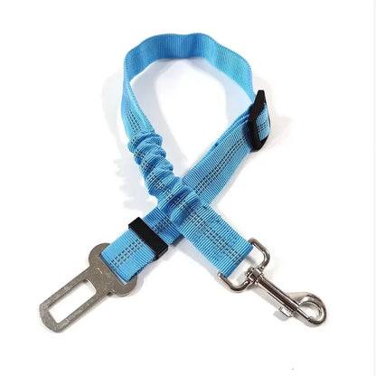 Keep Your Dog Safe on the Road: Adjustable Reflective Dog Seat Belt with Durable Nylon Harness