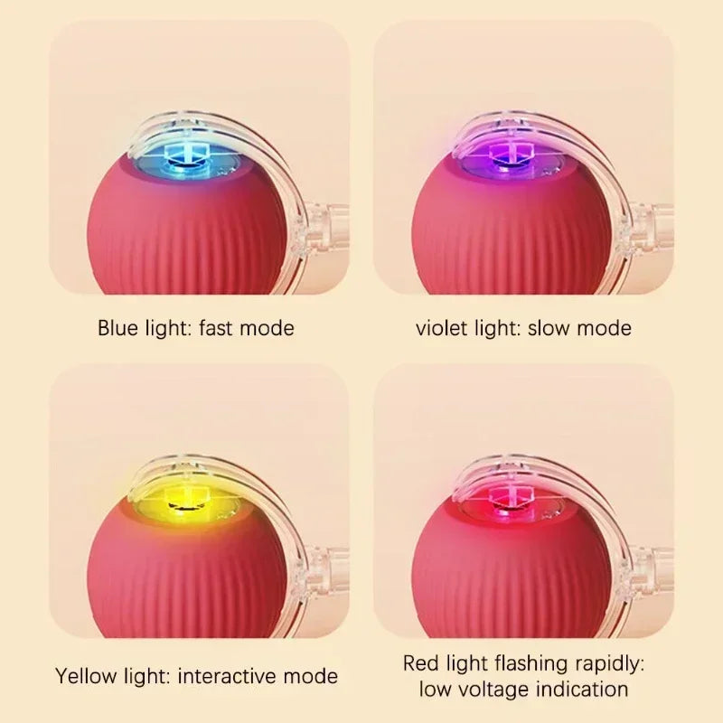 Interactive Rechargeable Dog and Cat Toy Ball with Realistic Sounds and Smart Features